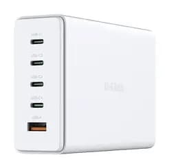 Зарядний пристрій мережевий D-Link DCF-241 240Вт GaN 4хUSB-С, 1xUSB-A, білий