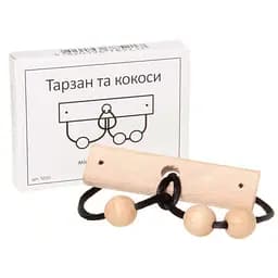Мини-головоломка Тарзан и кокосы Заморочка 5020 деревянная
