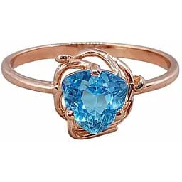 Золотое кольцо с топазом. 11847 18