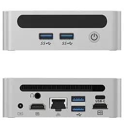 Міні-ПК GenMachine Ren 4000 / Ryzen 3 4300U / RAM 8GB / SSD 256GB / LAN / Wi-Fi / Bluetooth / Windows 11 (Без ключа) / Сірий - мініатюра 2