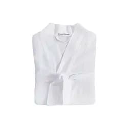 Халат-кимоно со льна Lotus Home - Madrida белый L/XL