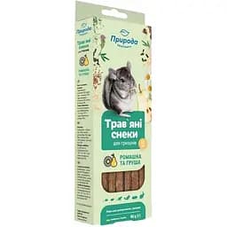 Травяные снеки для грызунов Природа Фиеста Ромашка и груша 60 г (PR241410)