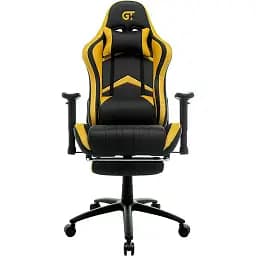 Геймерское кресло GT Racer черное с желтым (X-2534-F Black/Yellow)