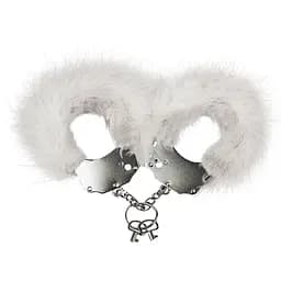 Наручники металеві Adrien Lastic Handcuffs White