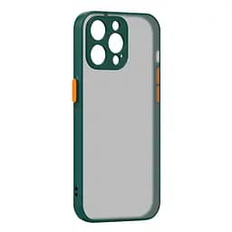 Чехол панель-накладка для Apple iPhone 14 Pro Max, Frosted Matte, зеленый, противоударный чехол с защитой всего корпуса, термополиуретан TPU + поликарбонат PC, ArmorStandart (ARM64492)