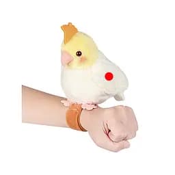 Попугай на руку, 15 см, звук, повторюшка, браслет, плюшевый, 933-144-145E (в ассортименте)