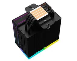 Кулер для процесора ID-Cooling FROZN A410 ARGB, Black, 120 мм, 4 теплових трубок, алюміній/мідь, 500±200 ~ 2000±10% RPM, 29.85dB(A) Max, Intel: 1851, 1700, 1200, 115x, AMD: AM4/AM5, 152х75х120 мм, 4-pin PWM, ARGB, до 220 Вт - мініатюра 5