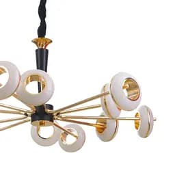 Люстра Brille молекула підвісна LED 80W WW BK+GD (ВL-791S/12) - мініатюра 2
