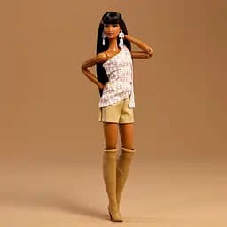 Колекційний набір Barbie You Create Barbie Basics Брюнетка (JJX35) - мініатюра 4