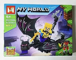 Конструктор 4 в 1 My World MG1108A Minecraft ігровий набір Дракон Края Ender Dragon 175 деталей