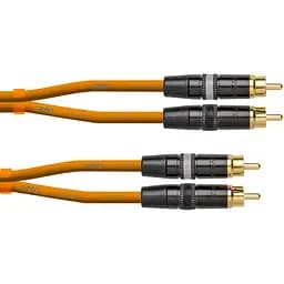 Коммутационный аудио кабель Cordial 2xRCA-2xRCA 1.5м CEON DJ RCA 1.5 O