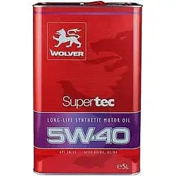 Олива моторна Wolver Supertec 5W-40 SN/CF 5 л (144970)