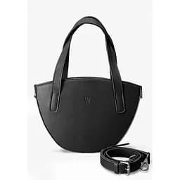 Жіноча шкіряна сумка Bella чорна