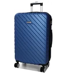 Валіза середня M ABS-пластик Madisson Snowball 03403 68х44х27см 68+13л Темно-синій