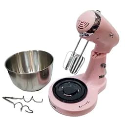 Міксер із чашею стаціонарний DSP KM-3034 на 5 швидкостей 2 пари насадок 3.2 л 350 Вт Pink