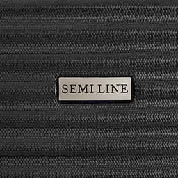 Валіза Semi Line 20 дюймів (S) дюймів (S) Black (T5608-0) - мініатюра 10