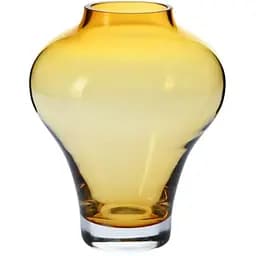 Ваза Krosno Casual темно-янтарная h22.2 см (921617)