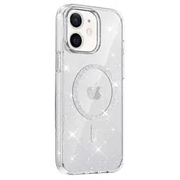 Чохол TPU Eclipse Sparkle Magnetic Fit для Apple iPhone 11 (6.1") Clear - мініатюра 2