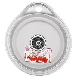 Кухонная мойка Zerix Z4843-08-180E satin ZX1598, Нержавеющая сталь