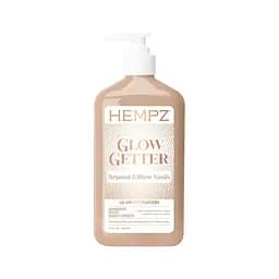 Молочко для тіла з шиммером "Бергамот та Тепла Ваніль" Glow Getter Shimmer Herbal Body Moisturizer Bergamot & Warm Vanilla Hempz 500 мл (8104-03)