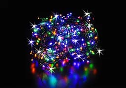 Гірлянда Leds Flash з іскрою 100 led Multi - мініатюра 2