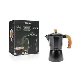 Гейзерна кавоварка Holmer CF-0300-BW Natural 300 мл чорна (CF-0300-BW Natural) - мініатюра 6