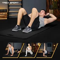 Коврик для йоги Trex Sport TX-029NGM NBR 2см 190х80 чорний - мініатюра 6