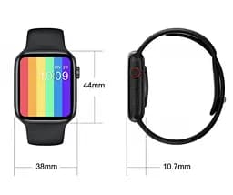 Смарт-годинник рожевий Smart Watch 6 T500 - мініатюра 5