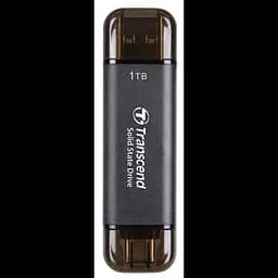SSD-накопитель Transcend ESD310C 1 ТБ, USB Type C/A Gray (6900651)