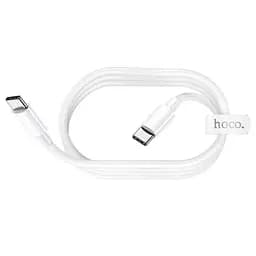 Кабель Hoco X51 High-power 100W charging data cable Type-C to Type-C L-2 м Білий - мініатюра 2