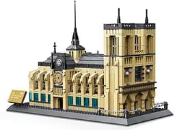Конструктор Архитектура Wange 3D Собор Парижской Богоматери Notre Dame de Paris 5210 для детей и взрослых 3Д 1382 детали