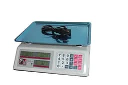 Ваги торговельні електронні з лічильником ціни на 50 кг. PM 5051 Promotec із акумулятором 6 вт - мініатюра 4