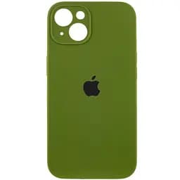 Чохол Epik Silicone Case Full Camera Protective AA для Apple iPhone 15 Plus 6.7 Зелений/Dark Olive