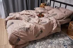 Комплект постільної білизни Moon&Star Бязь Gold Люкс Feathers сімейний 160х220х2 наволочки 4х50х70 - мініатюра 5