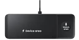 Бездротовий зарядний пристрій Samsung Wireless Charger 3 Slots (EP-P6300TBRGRU) чорний - мініатюра 2