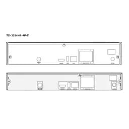 IP-відеореєстратор 4-канальний 5Mp TVT TD-3204H1-4P-C (77-00295) - мініатюра 2