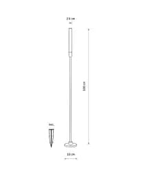 Світильник вуличний ландшафтний Nowodvorski 11545 Zola LED M 1x3W 3000K 100Lm IP54 чорний - мініатюра 5