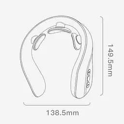 Розумний масажер для шиї Xiaomi Jeeback Neck Massager G20 - мініатюра 6