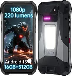 Смартфон Unihertz 8849 TANK X 5G 16/512GB Black (HD ПРОЕКТОР + ПРОЖЕКТОР) - мініатюра 2