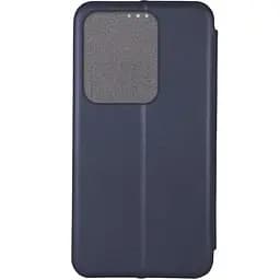 Шкіряний чохол-книжка Classy для ZTE Blade V50 Vita Темно-синій - мініатюра 2