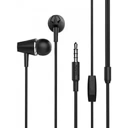 Навушники Hoco M34 with mic з мікрофоном чорні 6957531078456