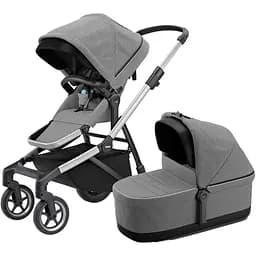 Детская коляска Thule Sleek Aluminum/Gray Melange (11000006) [107627]