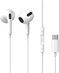 Наушники TWS Baseus Encok Wired C17 Type-C White