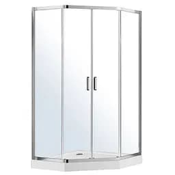 Душова кабіна Eger Iris 100x100 без піддону 599-143 / 1, Хром