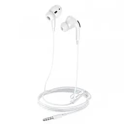 Навушники HOCO M101 Pro Crystal sound wire-controlled earphones with microphone White