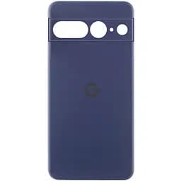 Чохол Silicone Cover Lakshmi Full Camera (AA) with logo для Google Pixel 8 Синій / Midnight blue