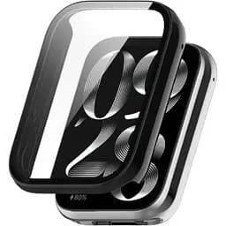 Чохол-накладка DK Пластик Gloss Glass Full Cover для Xiaomi Mi Band 8 Pro (black)