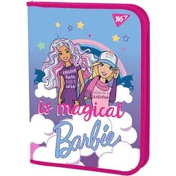 Папка для зошитів YES Barbie пластикова на блискавці В5 (491550)