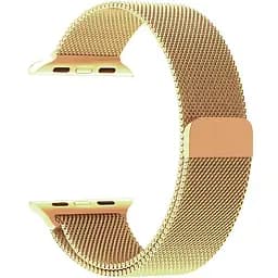 Ремінець Apple Watch Міланська Петля 42/44/45/46/49 mm Gold