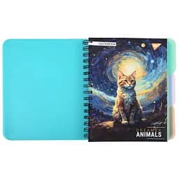 Блокнот Yes А4 Dreamer animals 144 листа пластиковая обложка (681972)